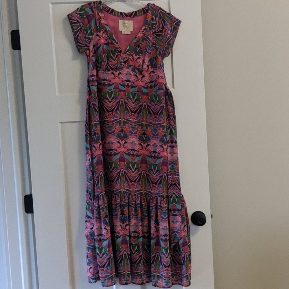 Brightly Colored Maxi Dress